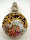 Antique Dresden Porcelain Parasol Handle