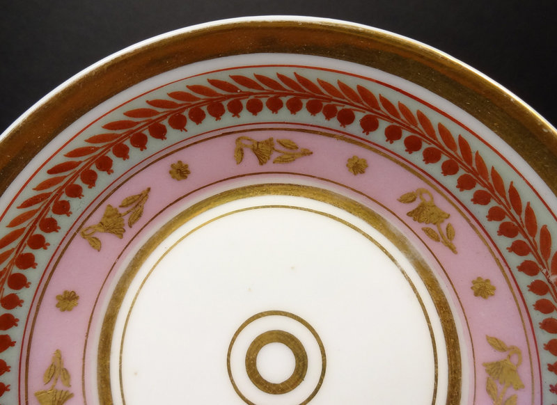 Fine Antique Paris Porcelain Tea Cup &amp; Saucer
