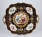 Antique English Hand Painted Serving Dish, c.1825