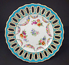 Antique Copeland Hand Painted Reticulated Plate