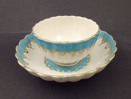 Antique Chelsea Derby Tea Bowl & Saucer