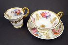 Antique English Trio Cups & Saucer