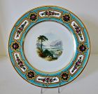 Antique Aynsley Cabinet Plate, Scenic