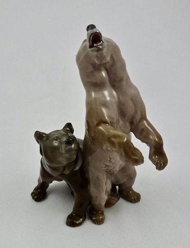 Meissen Bears Porcelain Figruine