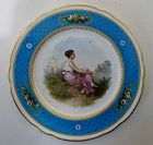 Brownfield’s Cabinet Plate for Tiffany, French Enamel  A