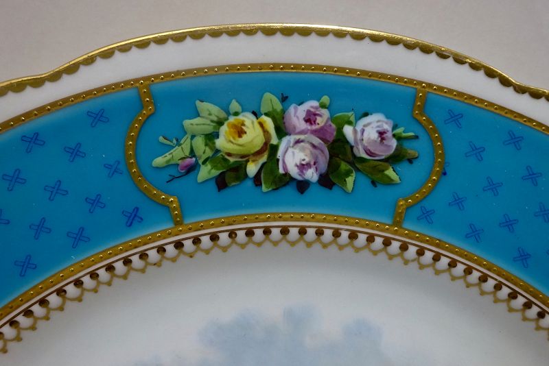 Brownfield’s Cabinet Plate for Tiffany, French Enamel  B