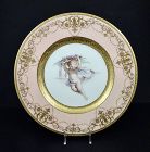 G986  Mintons Cabinet Plate, Cherub