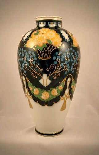 Art Nouveau Sevres Vase, H. Lasserre