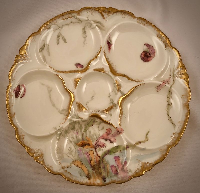 Antique Oyster Plate Haviland Co & 2024 Limoges