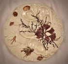 Antique Haviland & Co Limoges “Turkey” Oyster Plate, Sea Life