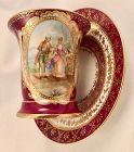 Antique Lamm Dresden Chocolate Cup & Saucer, Scenic