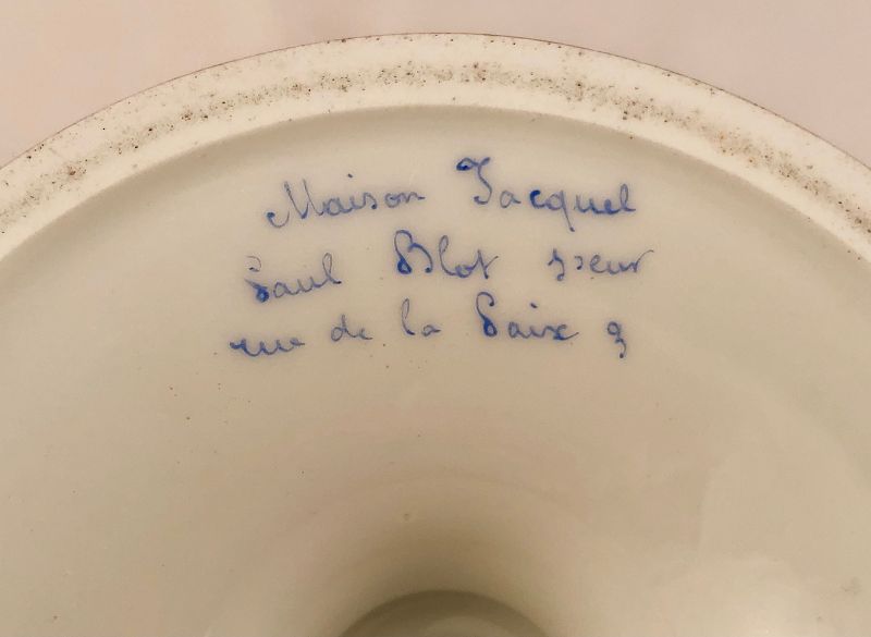 Pair Paris Porcelain Vases, Maison Jacquel, C. 1850