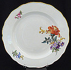 Lovely Meissen Floral Dinner Plate