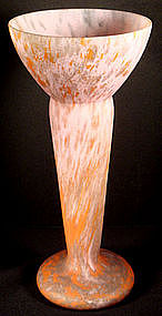 Art Deco French Art Glass Vase