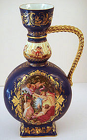 Fabulous Antique Royal Vienna Ewer/Vase