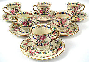 6 Elegant Rosenthal Demitasse Cups & Saucers