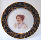 Antique William Guerin Portrait Plate