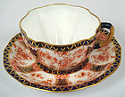 Elegant Antique Royal Crown Derby Tea Cup & Saucer