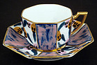 Art Deco Tharaud Limoges Tea Cup & Saucer