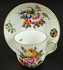 Charming Herend “Fruits & Flowers” Demitasse Cup & Sauc