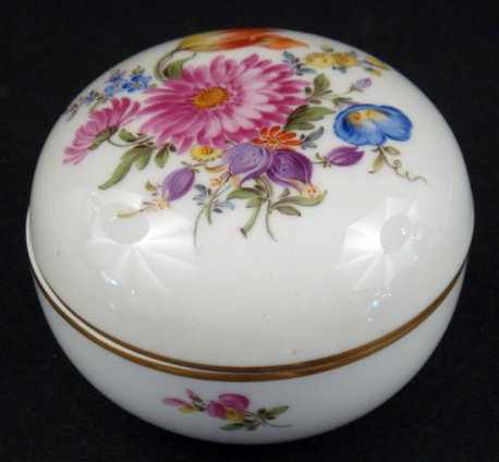 Vintage Meissen Covered Box