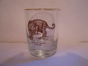 Wildlife Series Leopard Glass