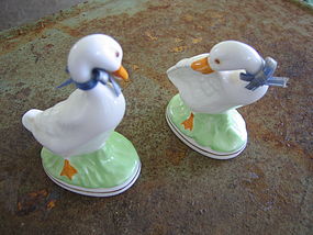 White Ducks Figurines