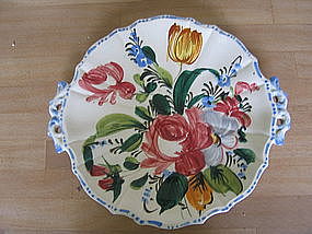 Floral Plate from Italy