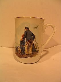 Norman Rockwell Looking Out to Sea Mug