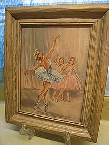 Vintage Ballet Print