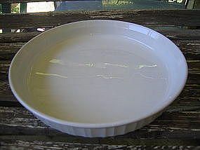 Corning French White Quiche Pan
