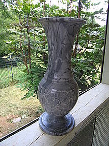 Gray Marble Vase