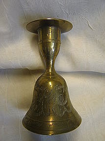 Brass Candle Holder Bell