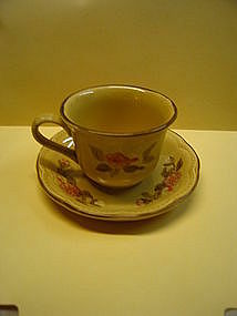 Franciscan Rosette Cup and Saucer