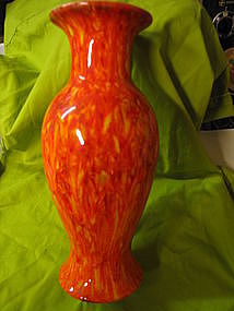Orange Confetti Vase