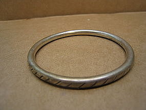 Vintage Silver Bangle Bracelet