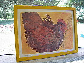The Little Red Hen Print by Linda Powell