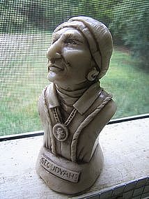 Sequoyah Marble Bust