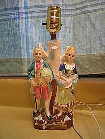 Colonial Couple Lamp