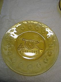 Amber Bicentennial Plate
