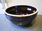 Vintage Brown Pottery Bowl