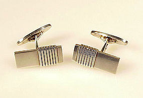 Georg Jensen Art Deco Sterling Silver Cufflinks