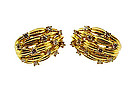 Tiffany & Co. 18K Gold & Diamond Earrings