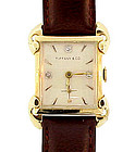 Art Deco 14K Gold Tiffany & Co. (H. Moser) Wristwatch