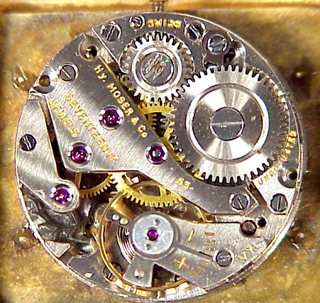 Art Deco 14K Gold Tiffany &amp; Co. (H. Moser) Wristwatch