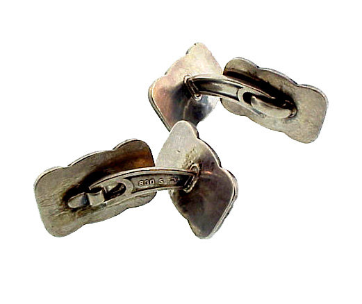 Art Deco Norwegian Silver Cufflinks