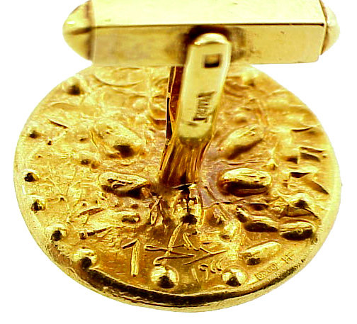 Salvador Dali &amp; Piaget 22K Gold Dali d'Or Cufflinks