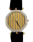 Van Cleef & Arpels 18K Gold & Diamond Man's Dress Watch