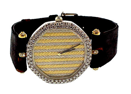 Van Cleef &amp; Arpels 18K Gold &amp; Diamond Man's Dress Watch