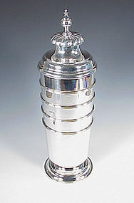 Tuttle Sterling Silver Art Deco Cocktail Shaker